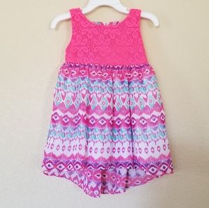 Youngland Baby Crochet High-Low Dress